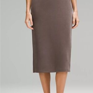 Lululemon Athletica Tan Pencil Skirt